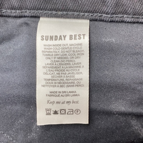 Aritzia Sunday Best Black Mom Jeans Size 12 - Picture 3 of 9